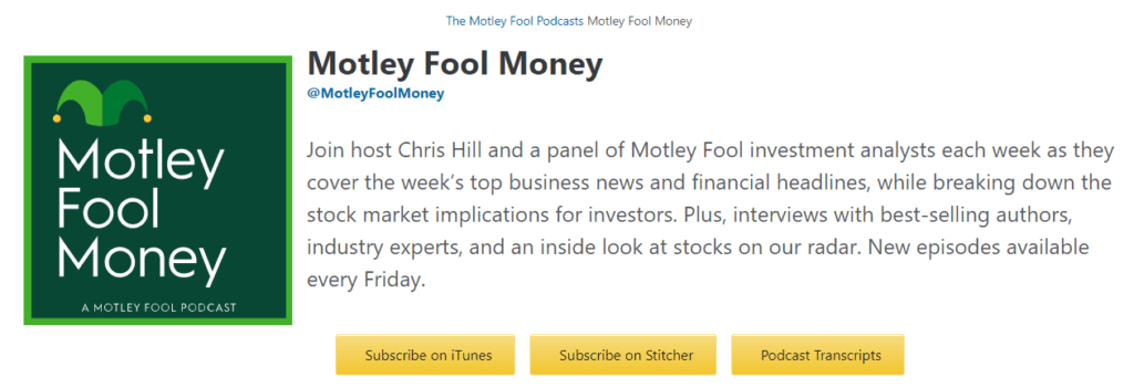 motley fool investing podcast