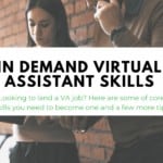 in demand virtual assistant skills