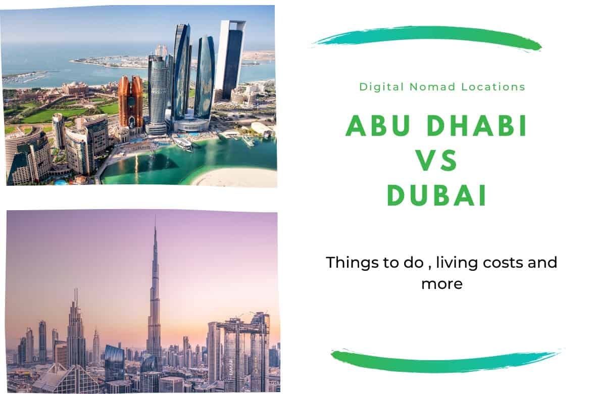 abu dhabi vs dubai difference better