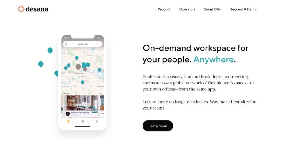 desana coworking app booking