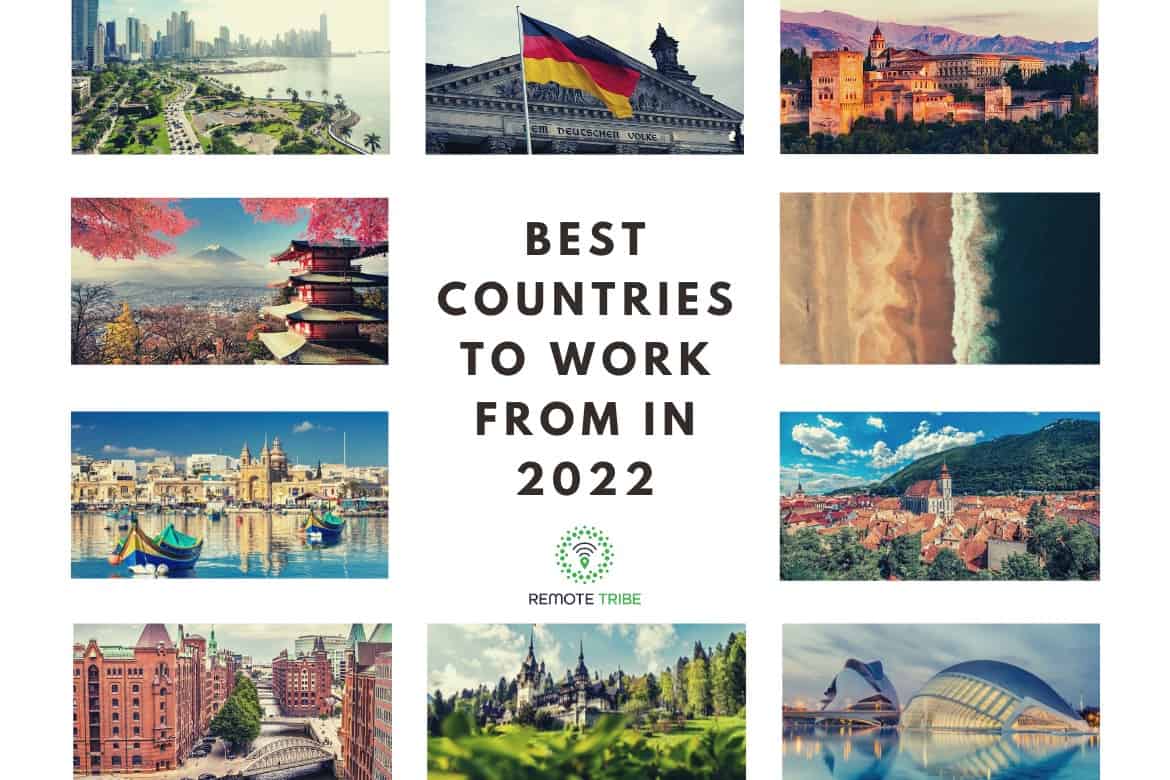 remote working countries 2022
