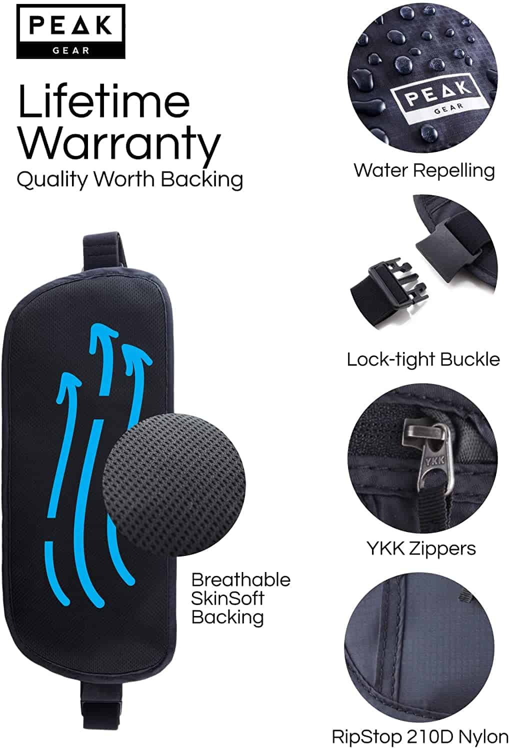 Peak online money belt