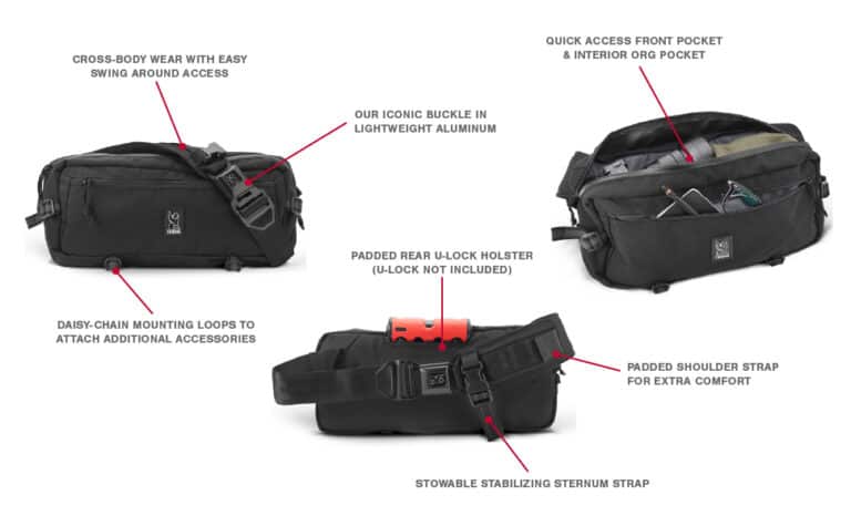 sling bag kadet interior