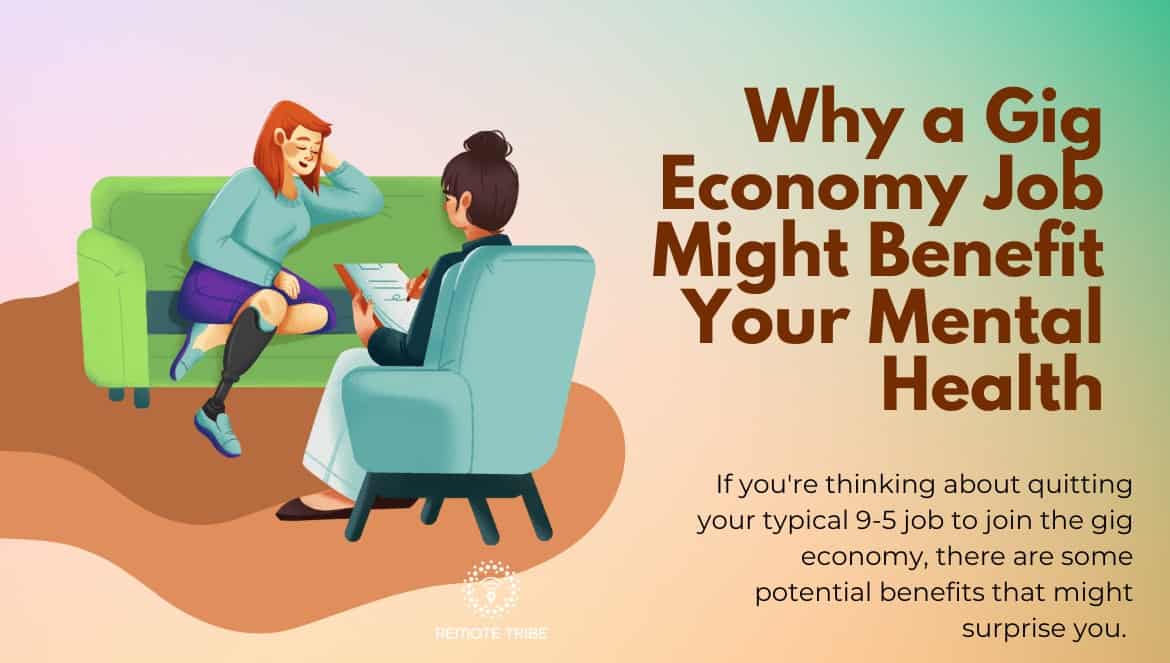 remote work mental health benefits