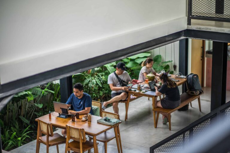 tribe coliving coworking space in Canggu
