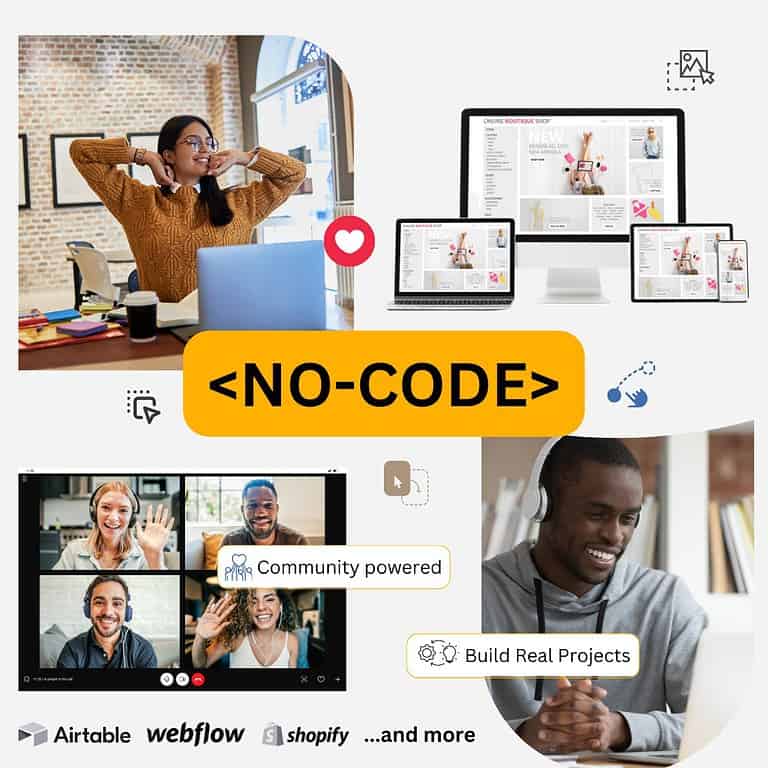 Remote Tribe No Code Academy - Build Digital Products With No-Code At All