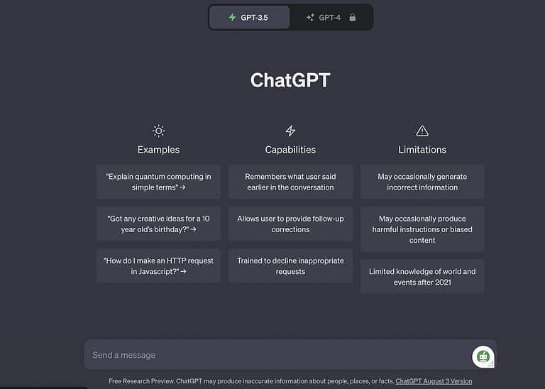 chat GPT ai assistant software