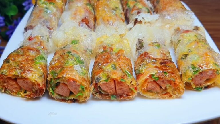 vietnamese big spring rolls street food