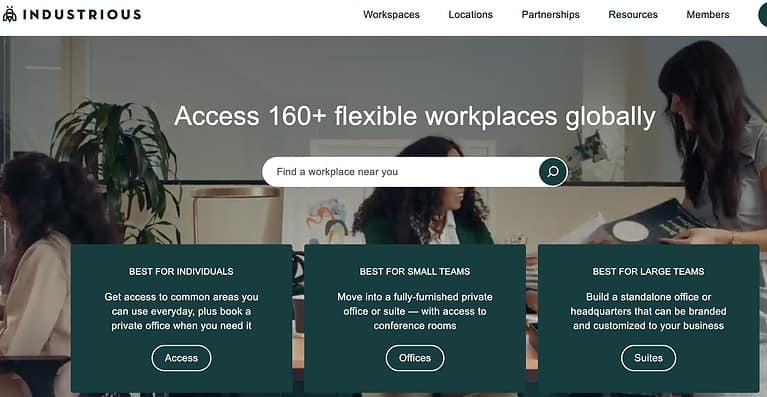 industrious coworking spaces