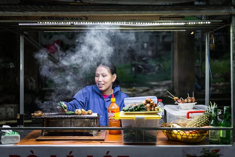 vietnamese street food type and prices