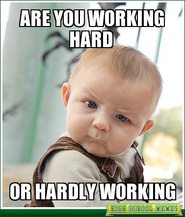 hard working baby