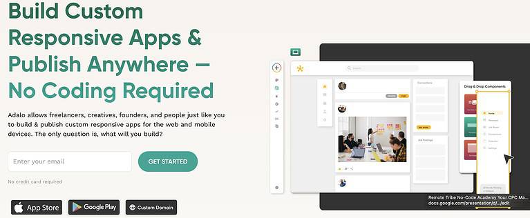 adalo Build Custom Responsive Apps