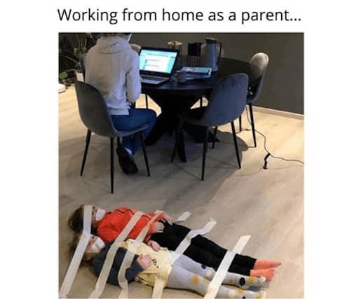 now i can work from home