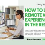 how to write a remote job resume