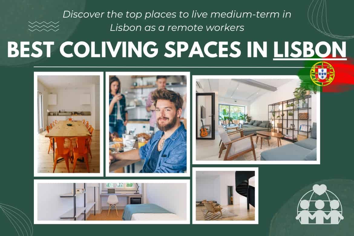 top coliving spaces in Lisbon Portugal