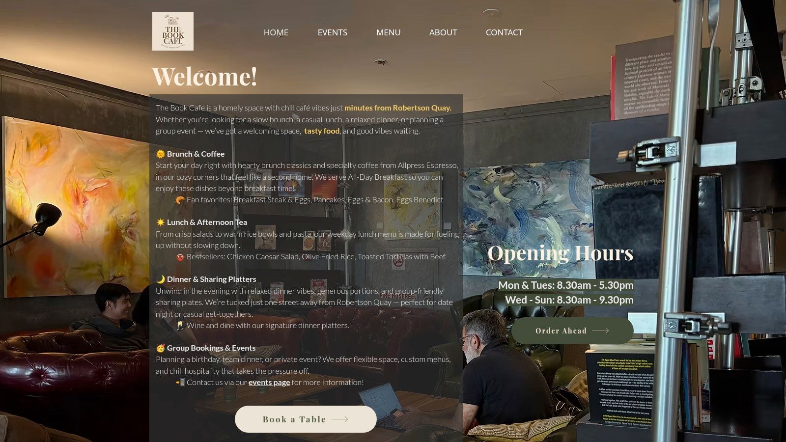 The Book Cafe (Robertson Quay)