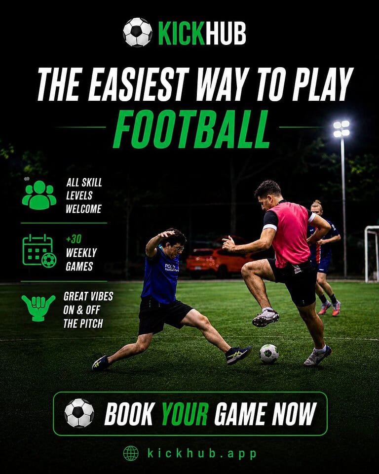 kick hub football app