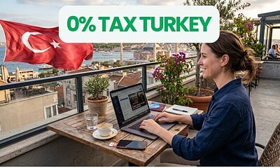 turkey zero tax residency business