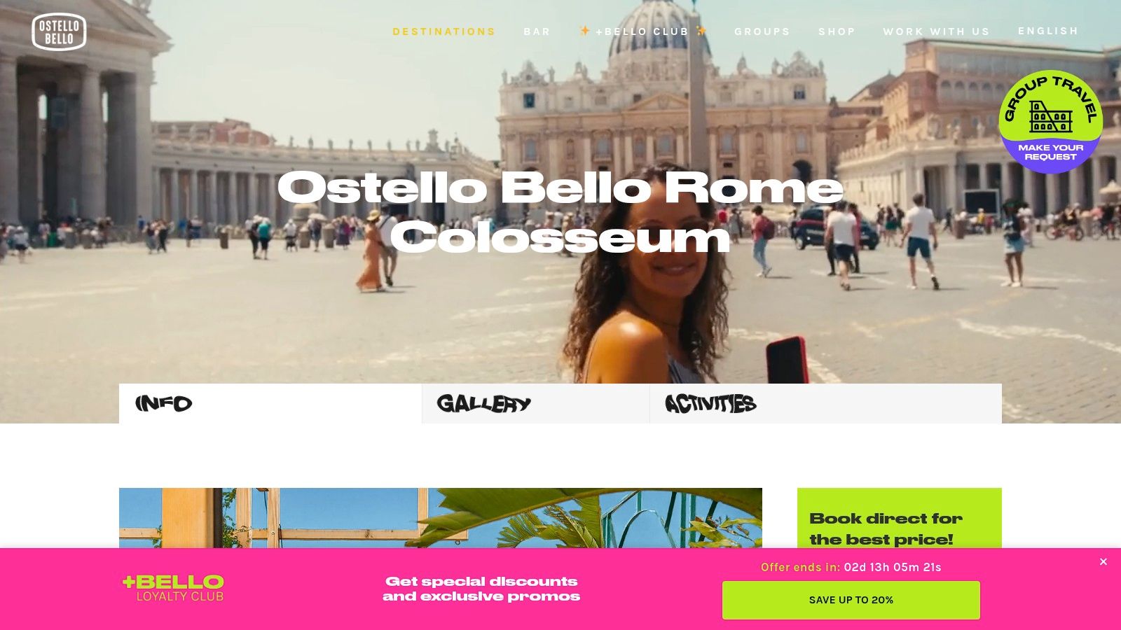 Ostello Bello Roma Colosseo