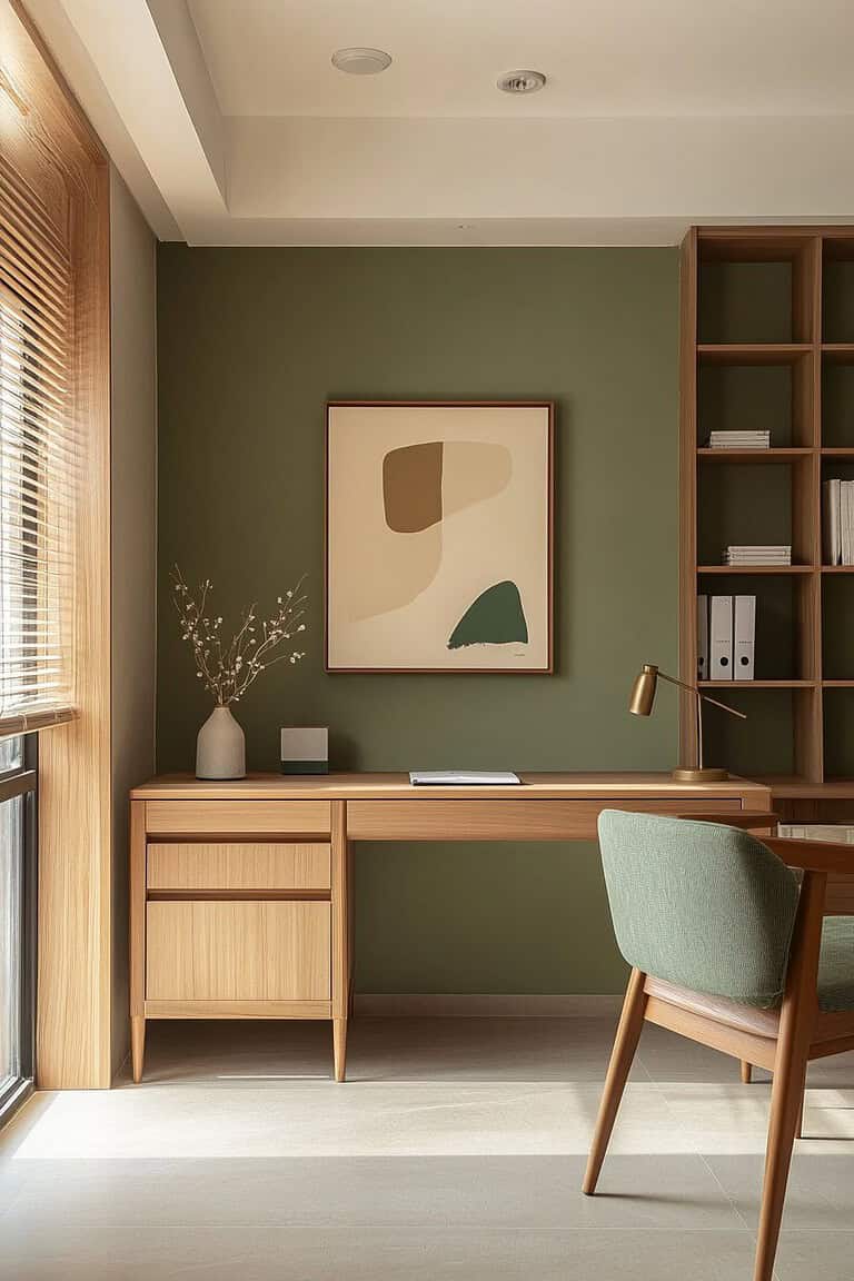 minimalistic desk paintings