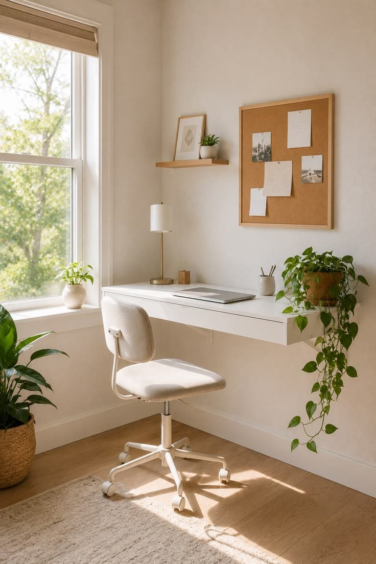 minimalistic desk